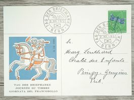 TR93 Carte Postale Suisse Journée du Timbre 1951