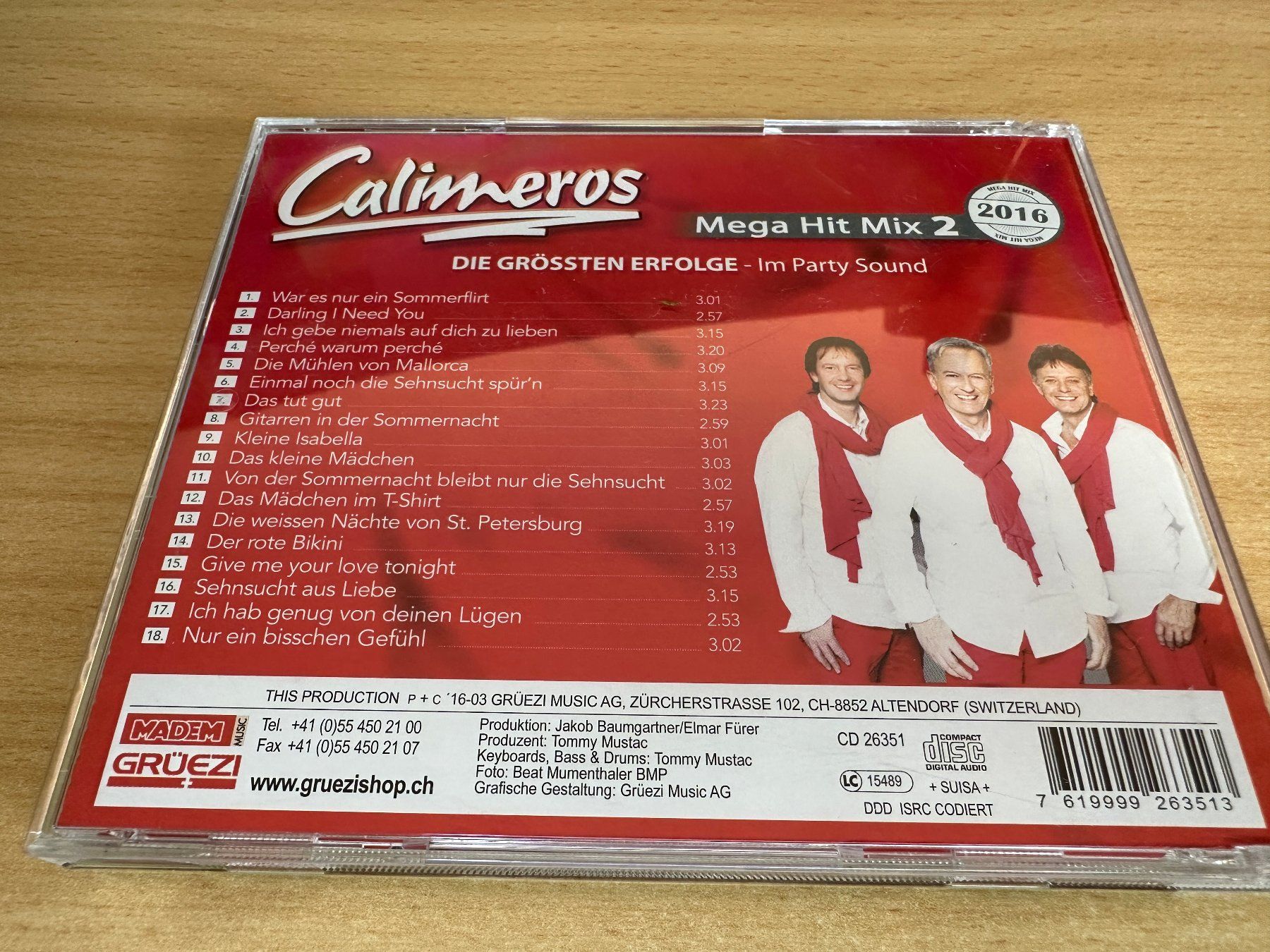CD: Calimeros – Mega Hit Mix 2 – Usato da Rikon im Tösstal venduto da Alpenmutz 1