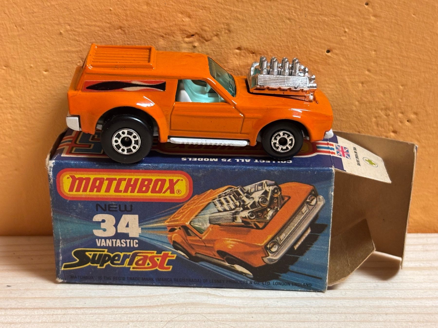 Matchbox Modellini d'auto: Matchbox Superfast Nr. 34 Vantastic in OVP – Usato da Thun venduto da BlauerKlaus