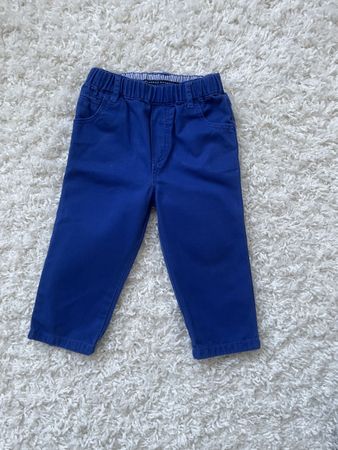 Pantalon Cyrillus bleu en coton taille 18 mois 
