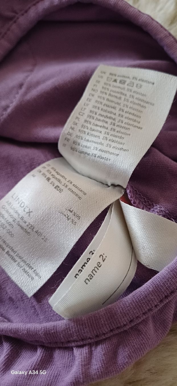 Vestiti & Gonne: Lila Kleid mit Eichhörnchen Print, Grösse 104 – Usato da Riniken venduto da Lessy- 2