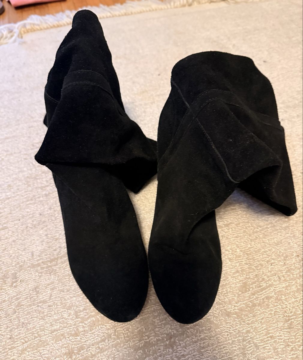 Zara Scarpe da donna: Zara Basic Wildlederstiefel, Schwarz, Grösse 41 – Usato da Zürich venduto da dun_k7s7 2