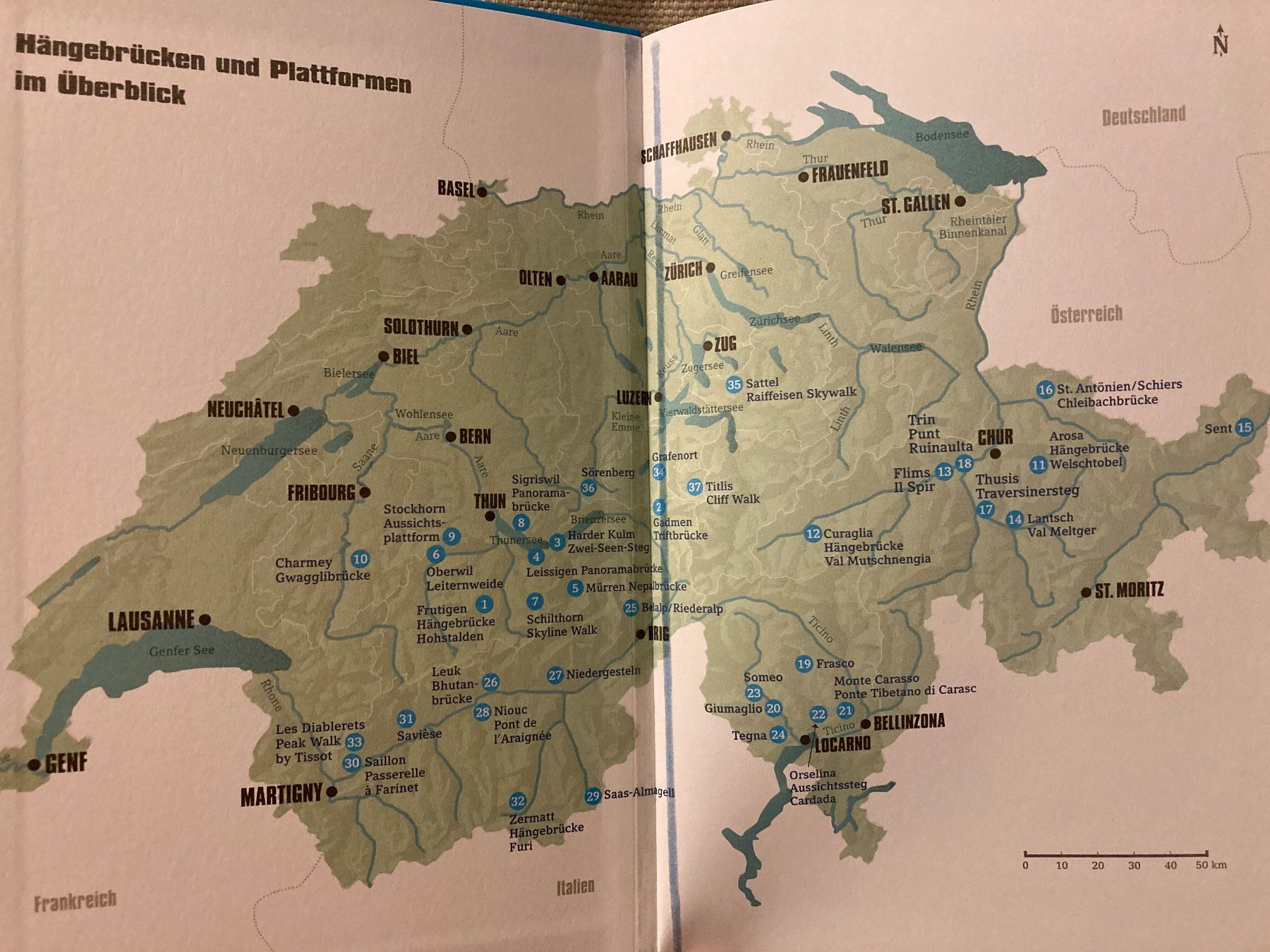 Bücher: Hängebrücken Führer Schweiz – Gebraucht aus Baden von Yoyo1 1