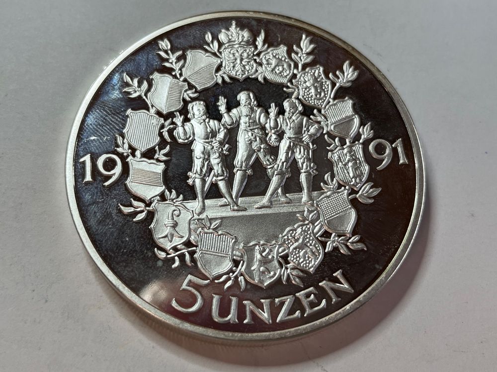 5 UNZEN FEINSILBER 1991 (Gebraucht) in St. Peterzell für CHF 163 – mit ...