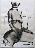 Erotica: Aquarell, unleserlich signiert, um 1980
