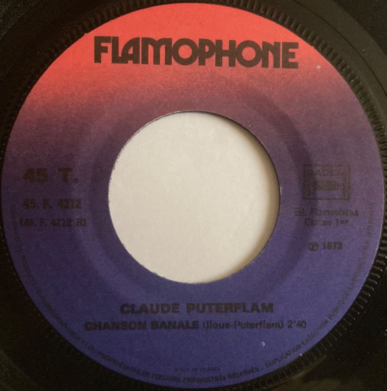 Vinyles: CLAUDE PUTERFLAM - SEÑORA – D'occasion à Poliez-Pittet par Newtown-Records 2