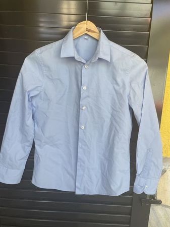Junge Hemd hellblau 146
