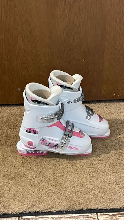 ROCES Idea Skischu Weiss Pink Grösse 30-35 | Kaufen auf Ricardo