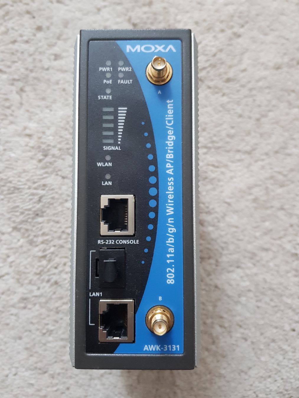 Modems & Router: Moxa AWK-3131A - 802.11abgn Zugangspunkt, access point – Gebraucht aus Gerlafingen von diotech