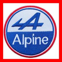 Alpine Aufnäher Aufbügler Patch Badge A390 A290 A110 Elektro