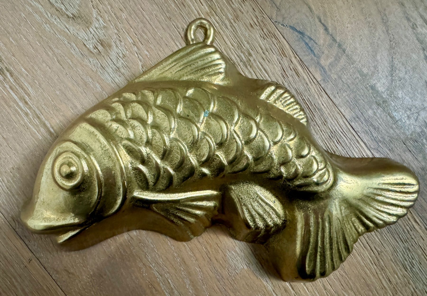 Teglie da forno: Alte Backform Messing FISCH vintage – Usato da Rothrist venduto da Luckywinner 1