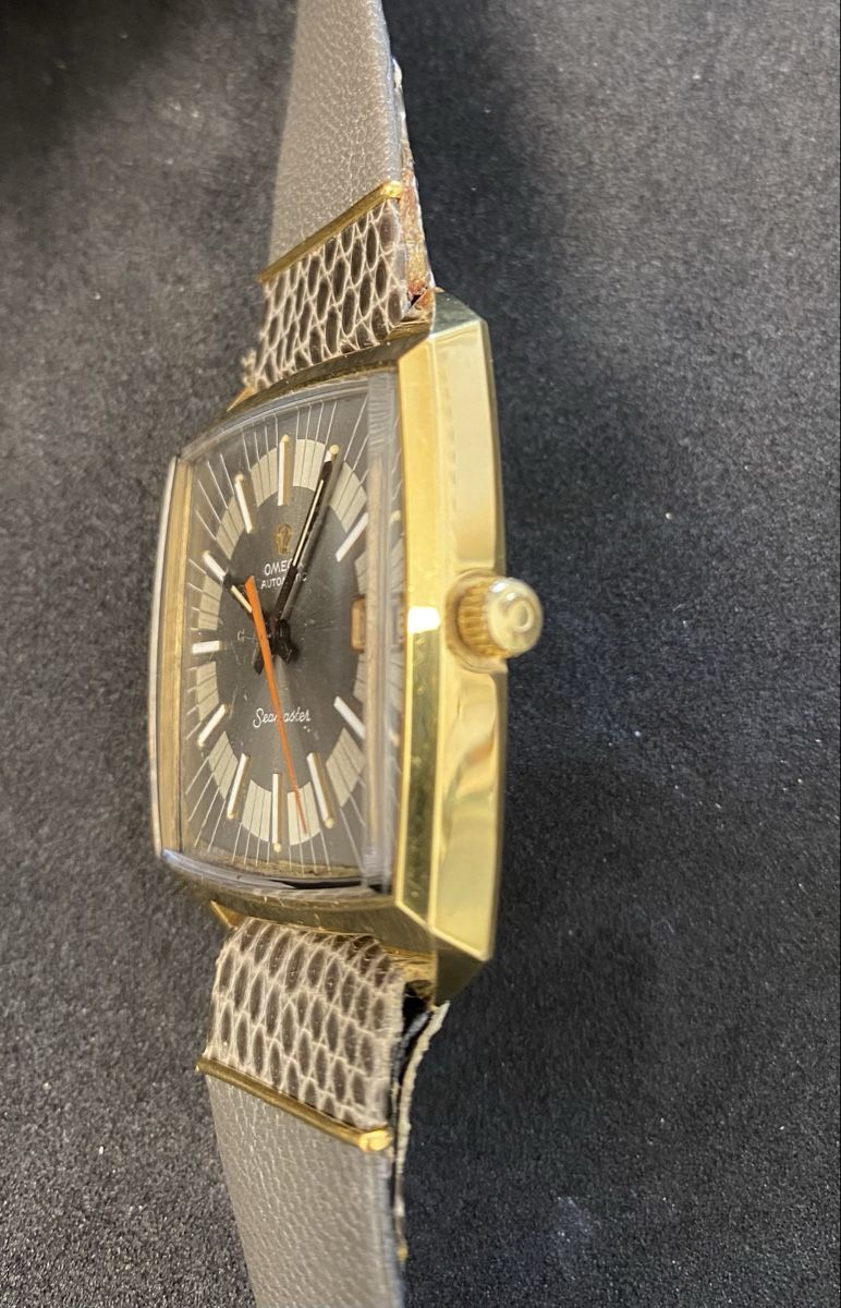 Omega Orologi: Omega Seamaster Date Automatic Gold Plated Vintage  – Usato da Zürich venduto da H.B.26 2