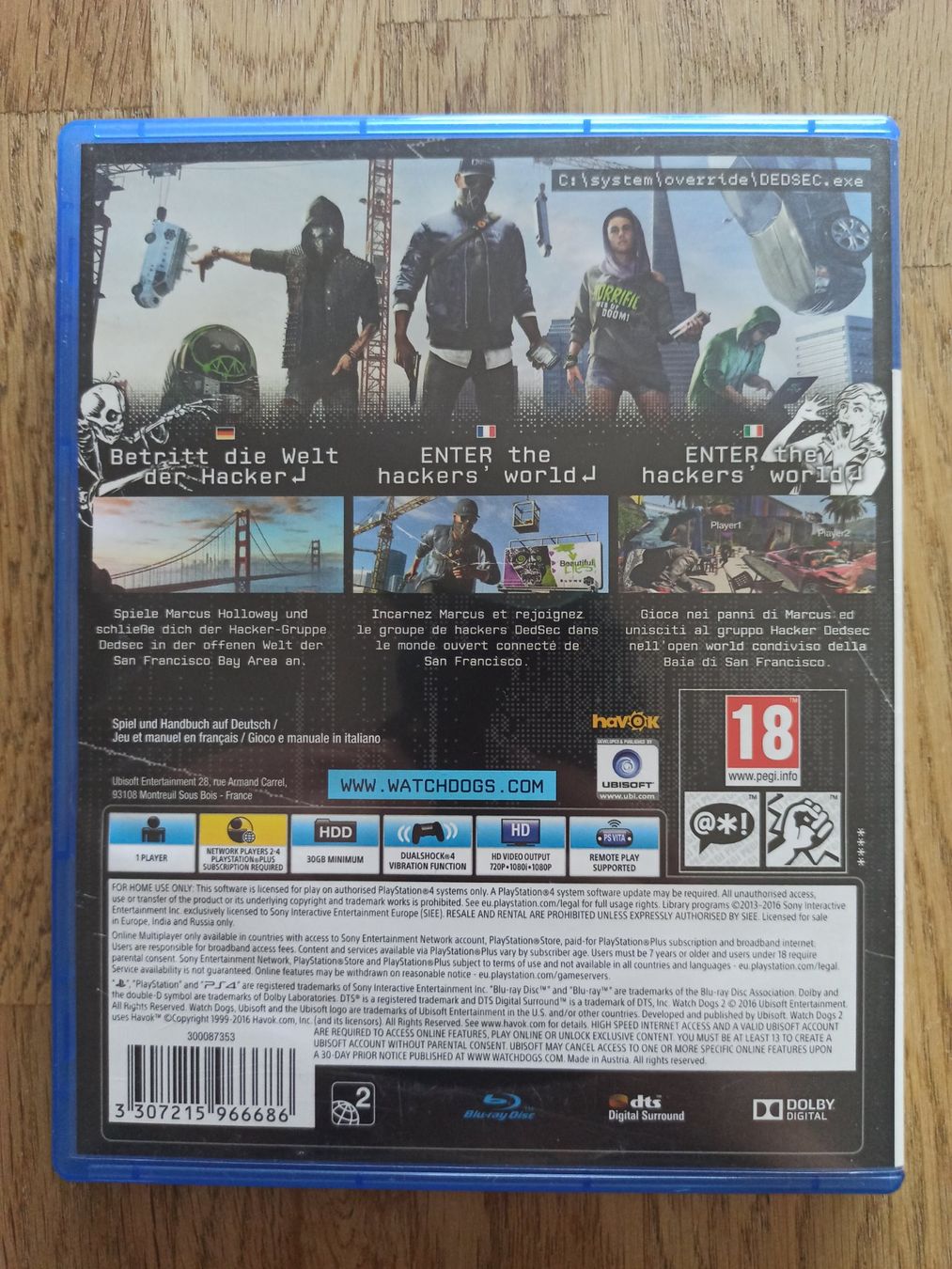 Giochi: Watch Dogs 2 PS4 / PS5 – Usato da Oberweningen venduto da mar_87mx 1