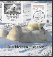 Folder Werbemarke 1262 etc. Die kleinen Eisbären 4.3.2008