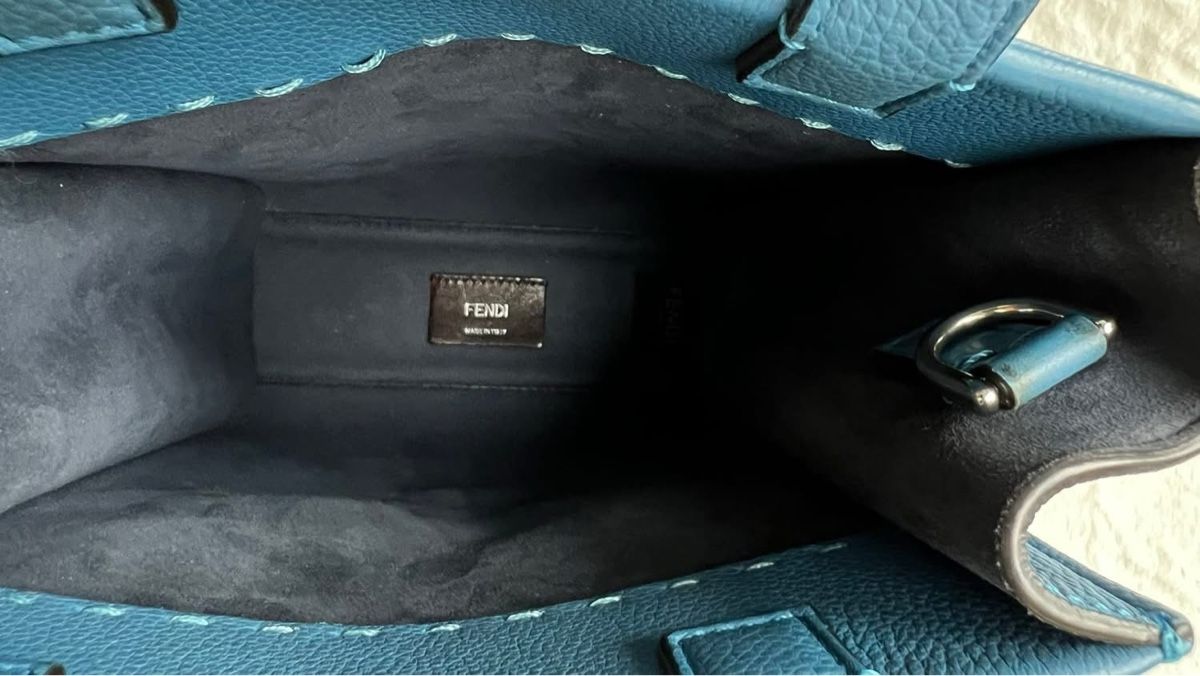 Fendi Taschen: Fendi Handtasche, blaues Leder, Mini Bag – Gebraucht aus Zürich von ClosetKTT 5