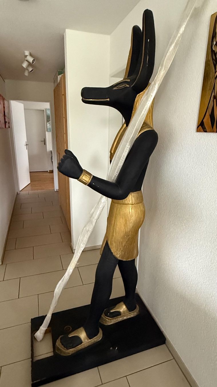 Sculptures & Statues: Anubis Statue aus Holz – Neuf (Voir description) à Winznau par aar_2p6c 1