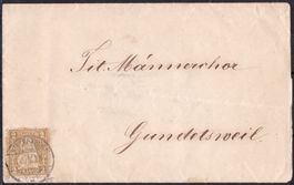 1876: Seltene Destination Gundetswil** (ZH) ab Winterthur