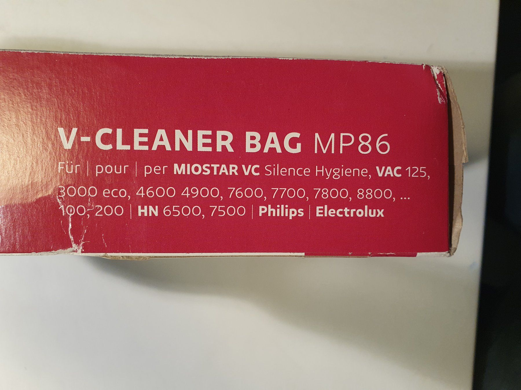 Migros Altro per la casa: V-Clenaer BAG MP86 2 Beutel + Filter – Usato da Zürich venduto da loosebone 2