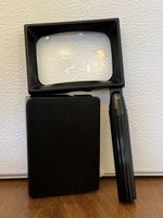 Eschenbach Leselupe 3x, Schwarz, Rechteckig (8X5 cm) NEU