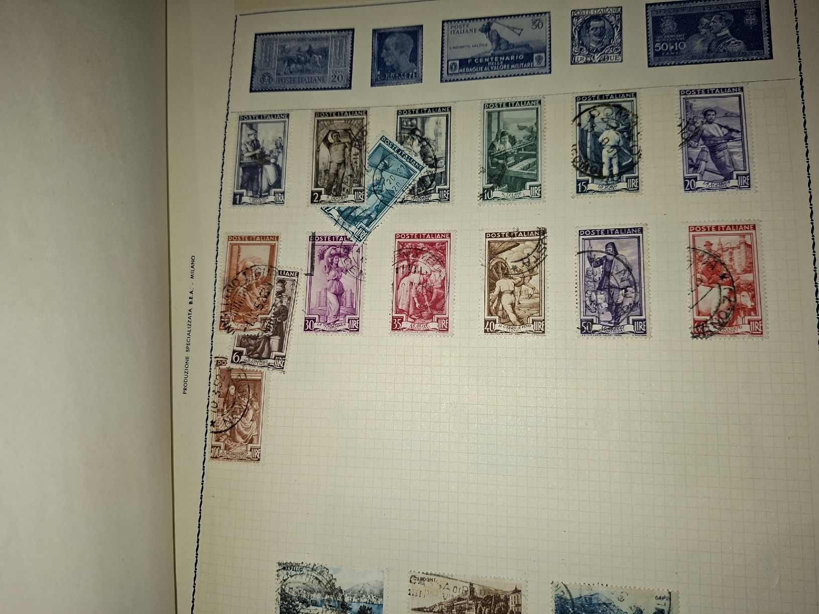 Tutti i francobolli: Album div. Länder 50S – Usato da Balgach venduto da SIMEON27 2