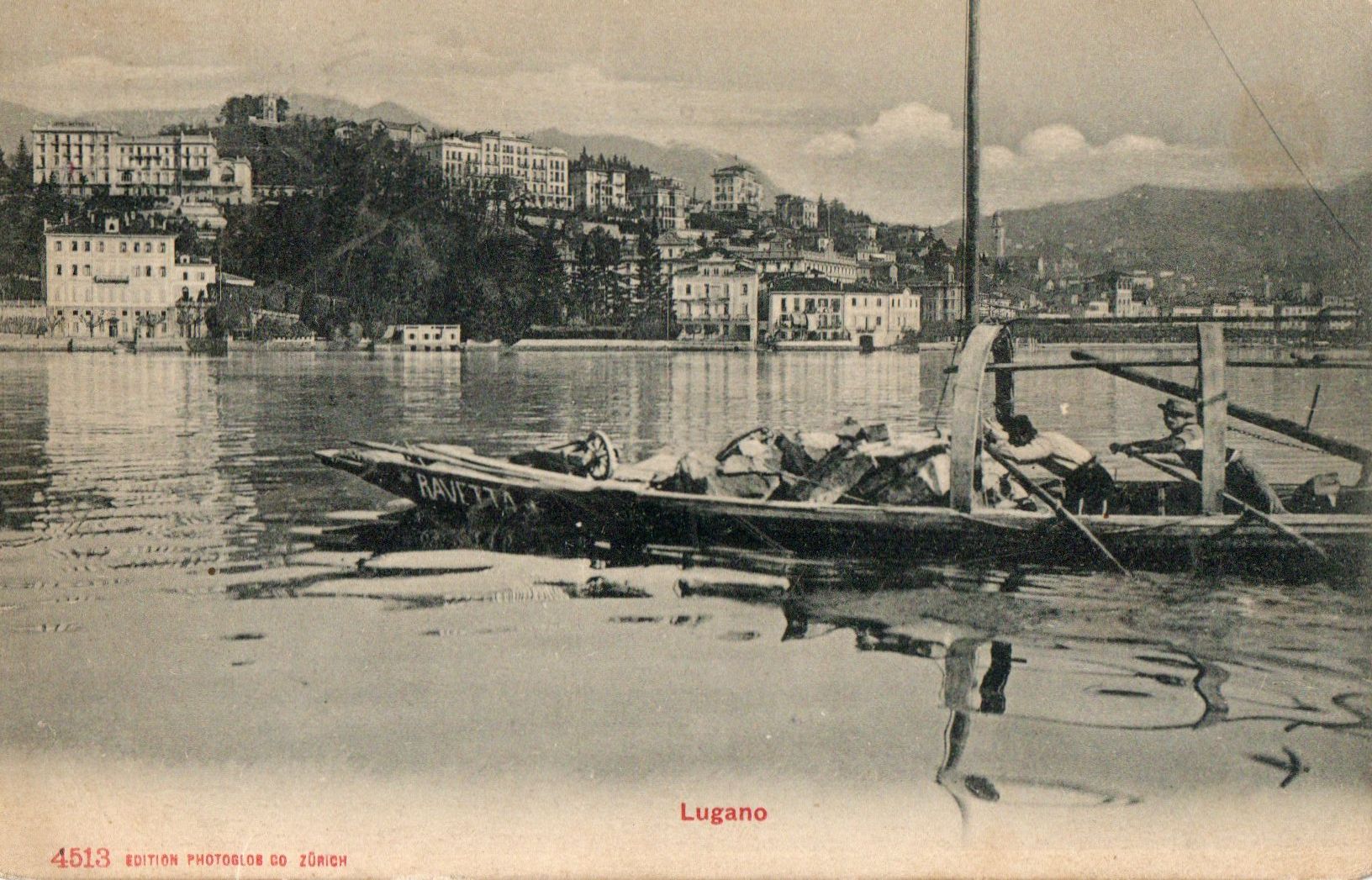 Cartoline postali: Lugano – Usato da Melano venduto da pisonsdro