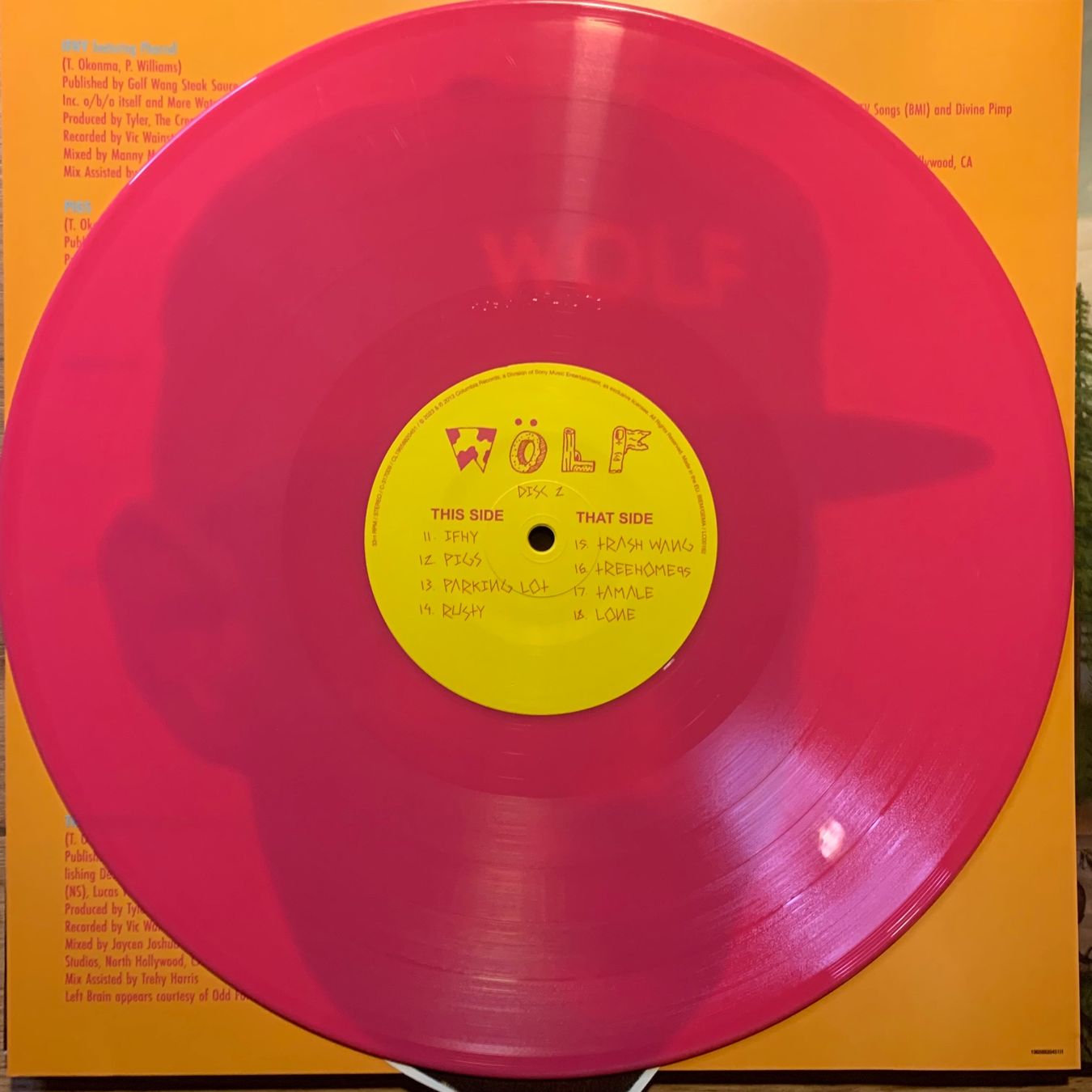 Dischi in vinile: TYLER THE CREATOR - WOLF...RE EU 2023...EX/VG++ – Usato da Gals venduto da Diskopatshop 5