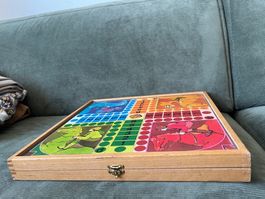 Gemeinsamspiele aus Holz - 4 in 1
