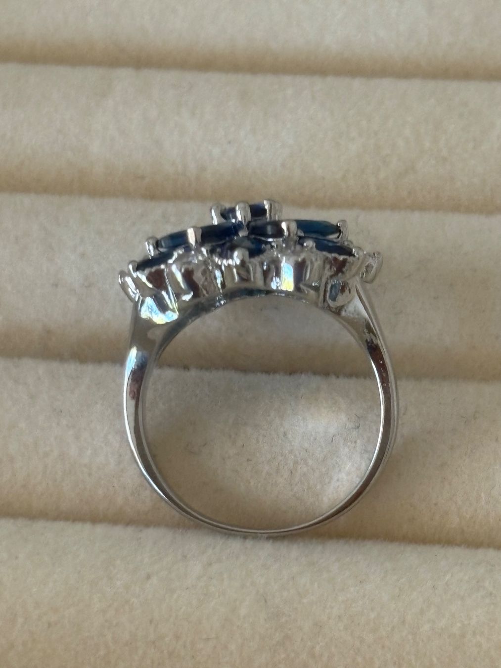 Ringe: Luxus Elegante Gr.17/7 Ring Farbe: Silber /blau – Neu (gemäss Beschreibung) aus Biel-Bienne von Roserosse13 2