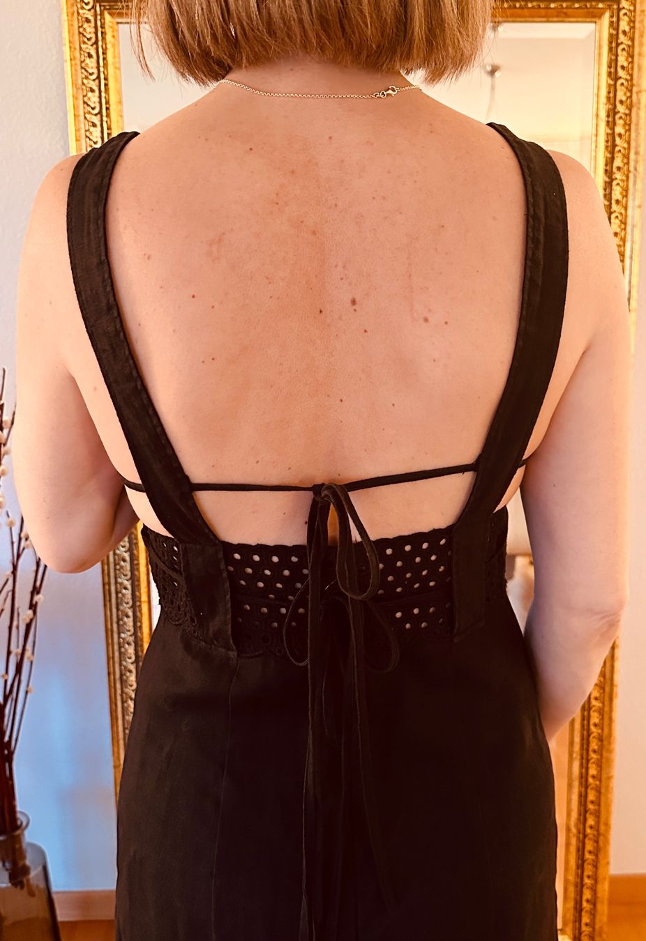 H&M Kleider: Leinenkleid mit Schlitz – Gebraucht aus baar von suzansuzan 1