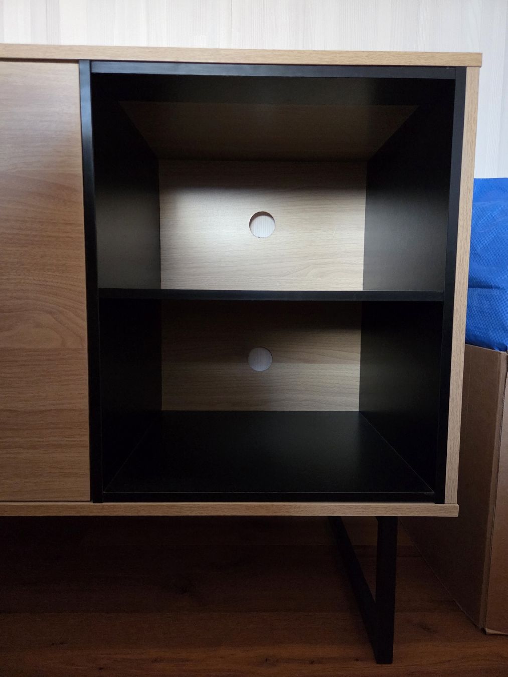 Cassettiere: Sideboard aus Holz und Metall – Usato da Rombach venduto da Malivo 4