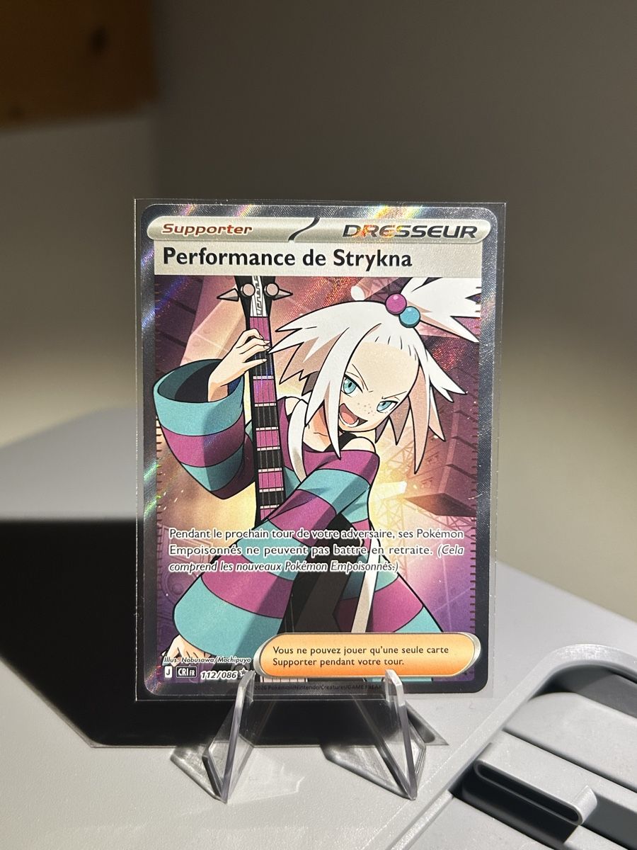 Pokémon Carte collezionabili: Pokemon Performance de Strykna 112/086 (FR) – Usato da Vuadens venduto da Numispot