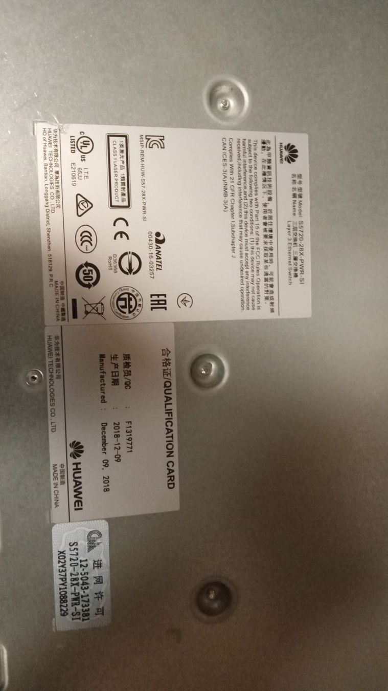Hub & Switch: Switch S5720-28X-PWR-SI – Usato da Montreux venduto da pku_fw2d 1
