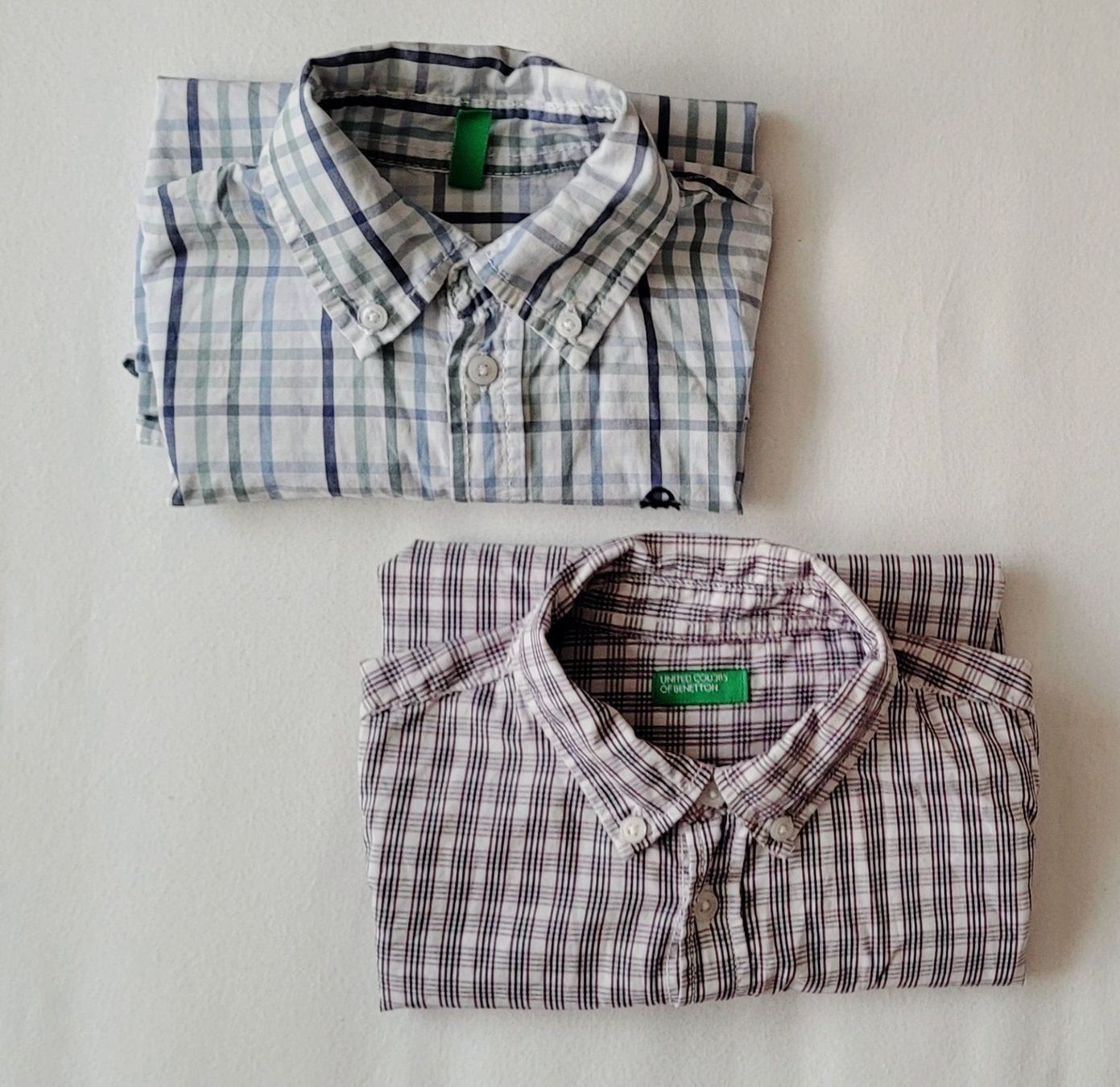 Benetton Camicie, T-shirt & Polo: 2 Benetton Hemden Gr 110 – Usato da Affoltern am Albis venduto da nyi_ph9f