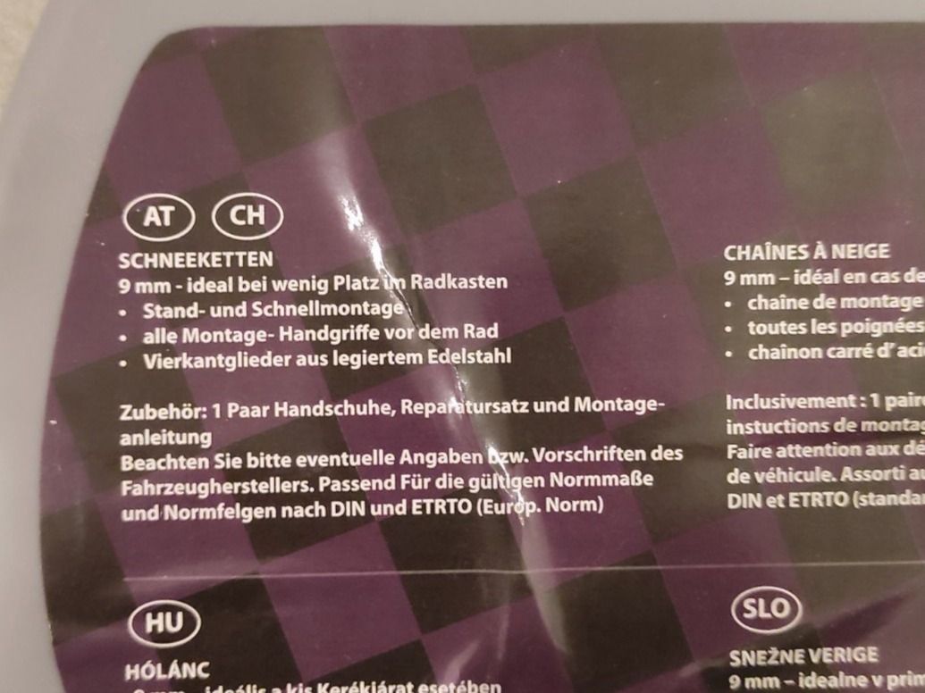 Catene da neve: Schneeketten 9mm, Aldi – Nuovo (secondo la descrizione) da Silvaplana venduto da Suomi3101 2