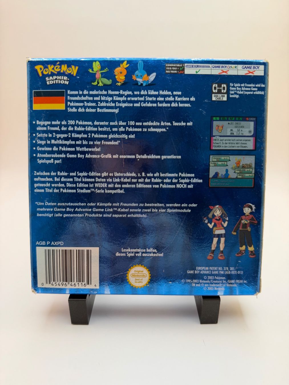 Pokémon Giochi: Gameboy Advance Pokemon Saphir Edition OVP – Usato da Bettlach venduto da awi_7jcb 4