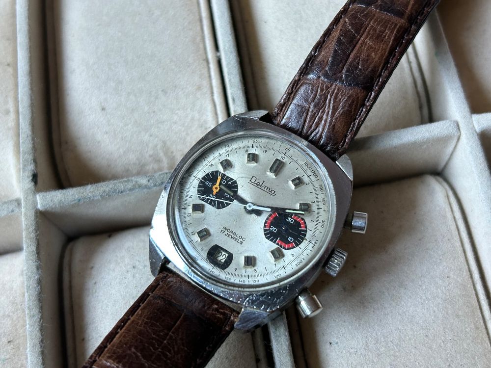 MONTRE MÉCANIQUE HOMME vintage Lucerne MARINE LUXUS PLONGEUR 200 pieds