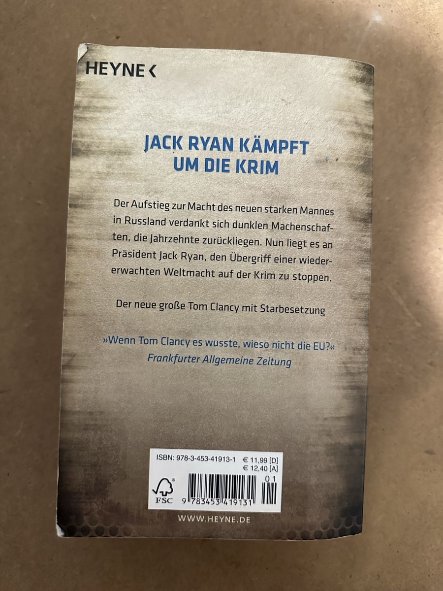 Bücher: Tom Clancy: Command Authority - Thriller – Gebraucht aus Chur von car_szj5 1