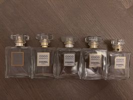 Coco chanel madmoiselle leere flacons