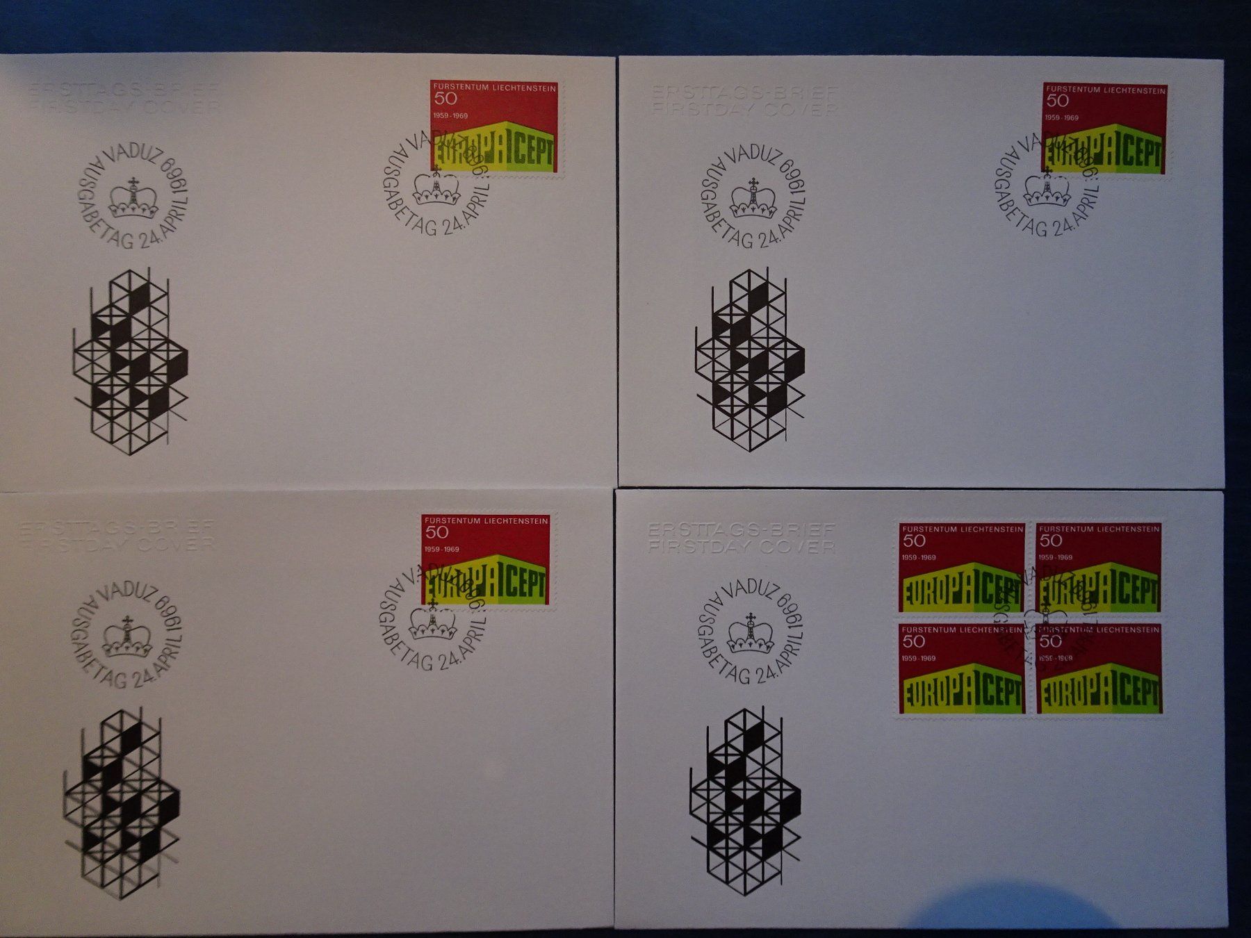 Tous les timbres: FDC 1969 – Neuf (Voir description) à Aadorf par Chnorli-Furz