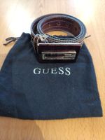 Guess Damengürtel, Lila Schlangenleder Optik, 94 cm