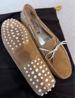 TOD'S Mokassins Damen Wildleder braun Groesse 37 neu