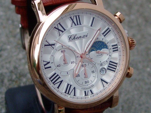Orologi: HERREN UHR EDEL TOP DESIGN EINACH EIN TRAUM ! – Nuovo e nell'imballaggio originale da Schachen b. Reute venduto da Dzestar 2