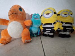 Lot de 4 peluches - très bon état