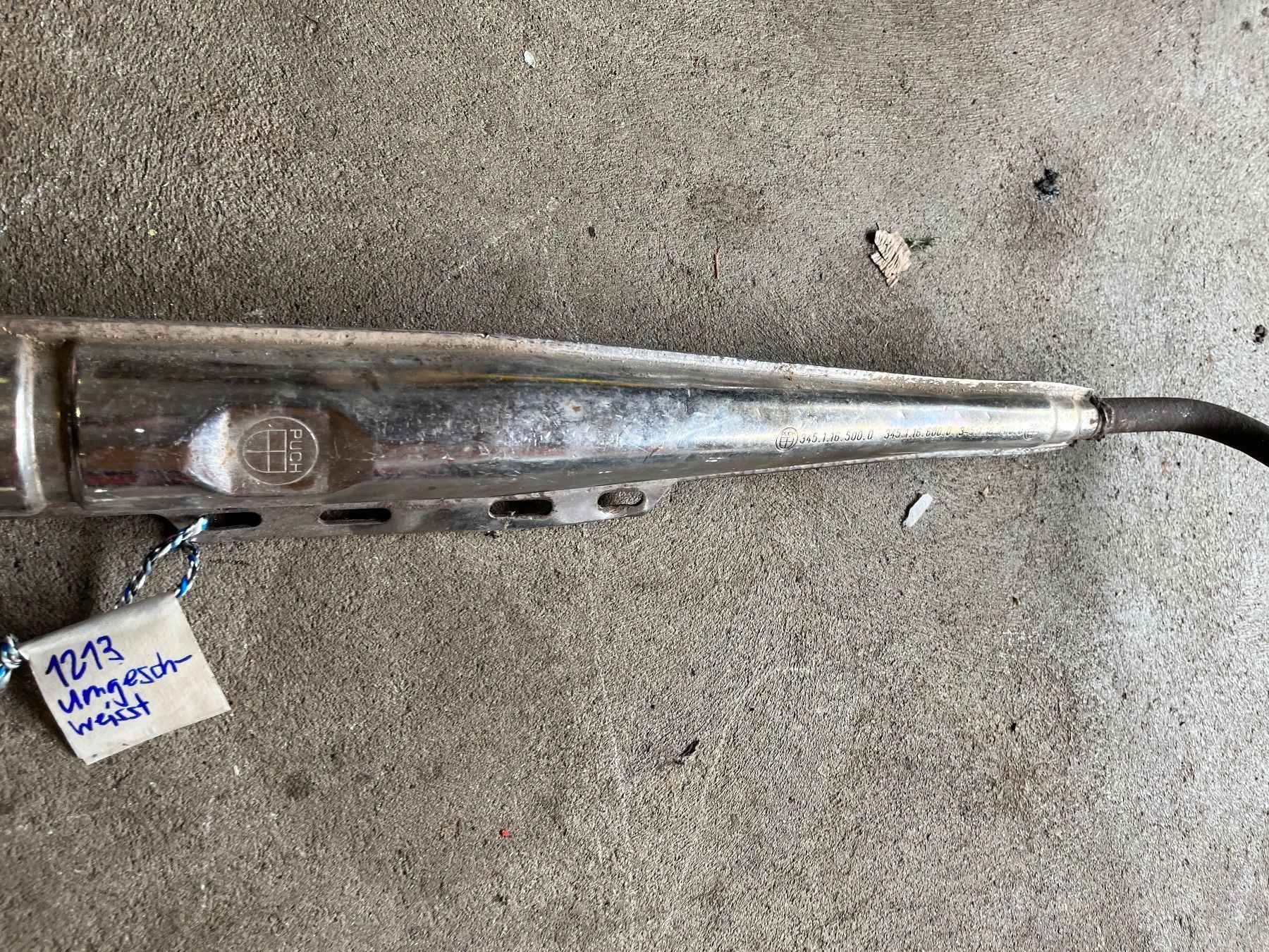 Puch Parti ricambio per ciclomotori: Puch Maxi/X30 Auspuff – Difettoso da Fahrni b. Thun venduto da berger_tuning34 2