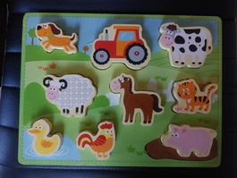 3 Holzpuzzle im guten Zustand