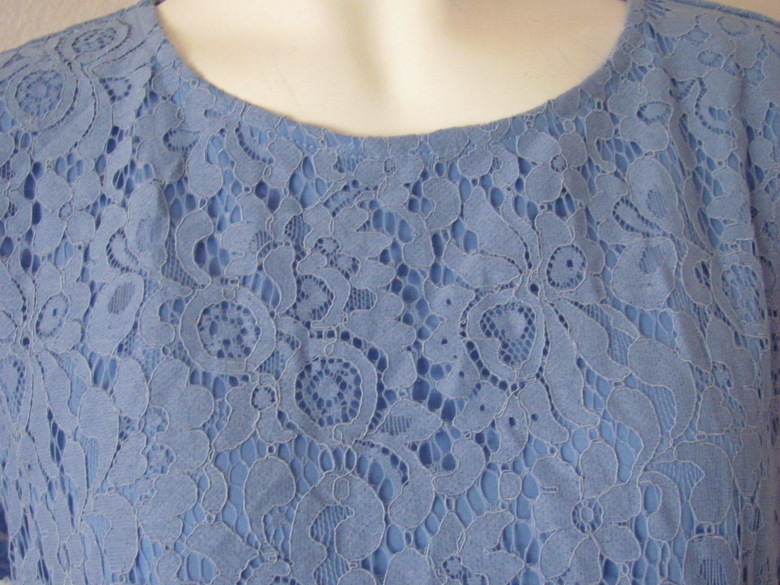 Camicette: Helles Sommer-Spitzentop, Himmelblau, Grösse 40 – Nuovo (secondo la descrizione) da Gümligen venduto da Fantapanda 3