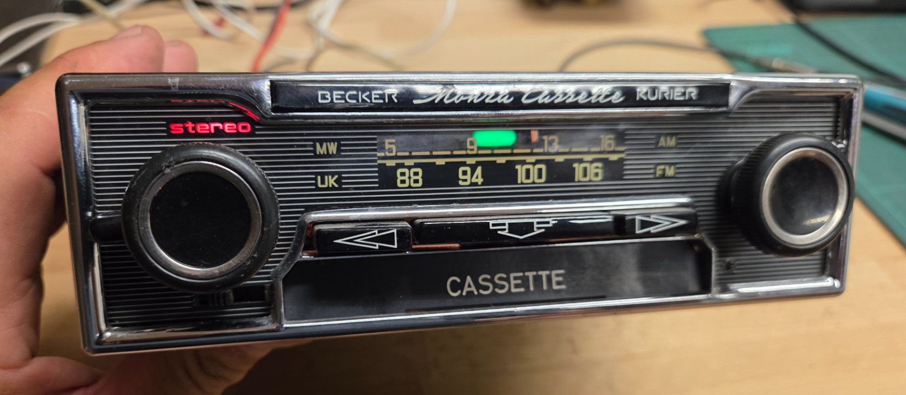 Becker Radios: Autoradio Becker Monza Cassette Kurier – Gebraucht aus Gais von Patspan