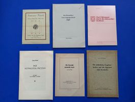 Konvolut zur Ortsgeschichte von Küsnacht. 9 Teile