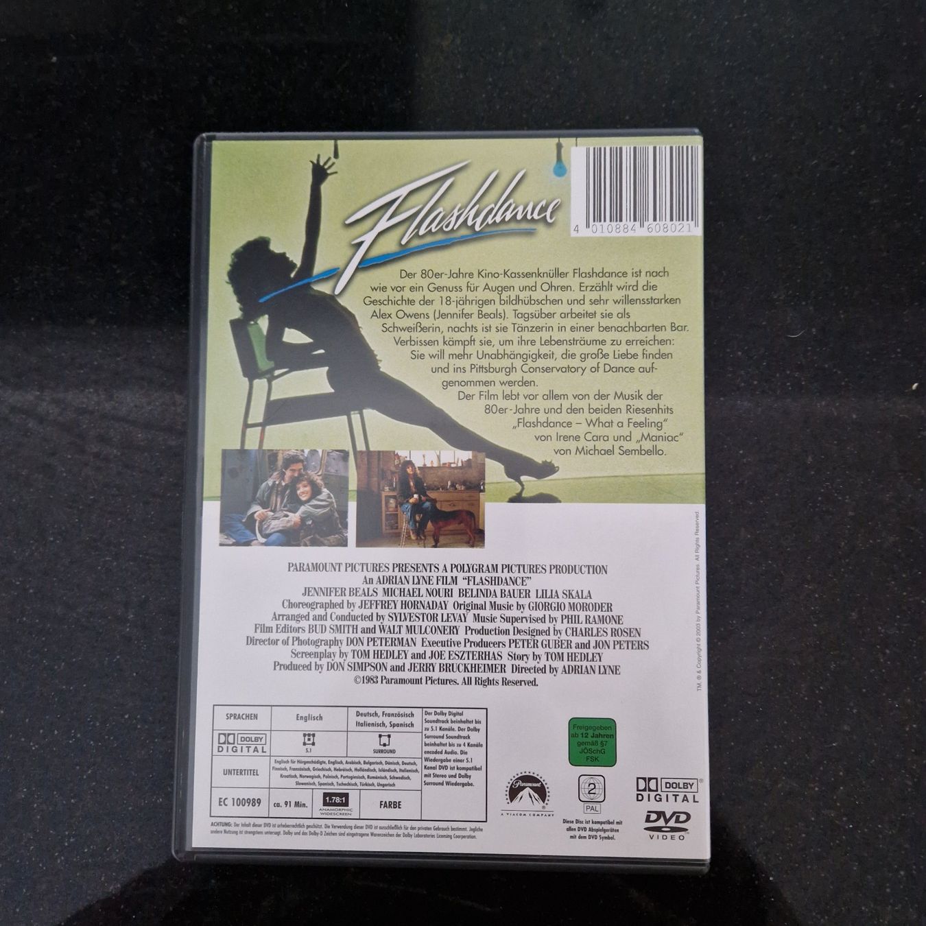 Alle DVDs: DVD, Flashdance – Gebraucht aus Gränichen von sunchi07 1