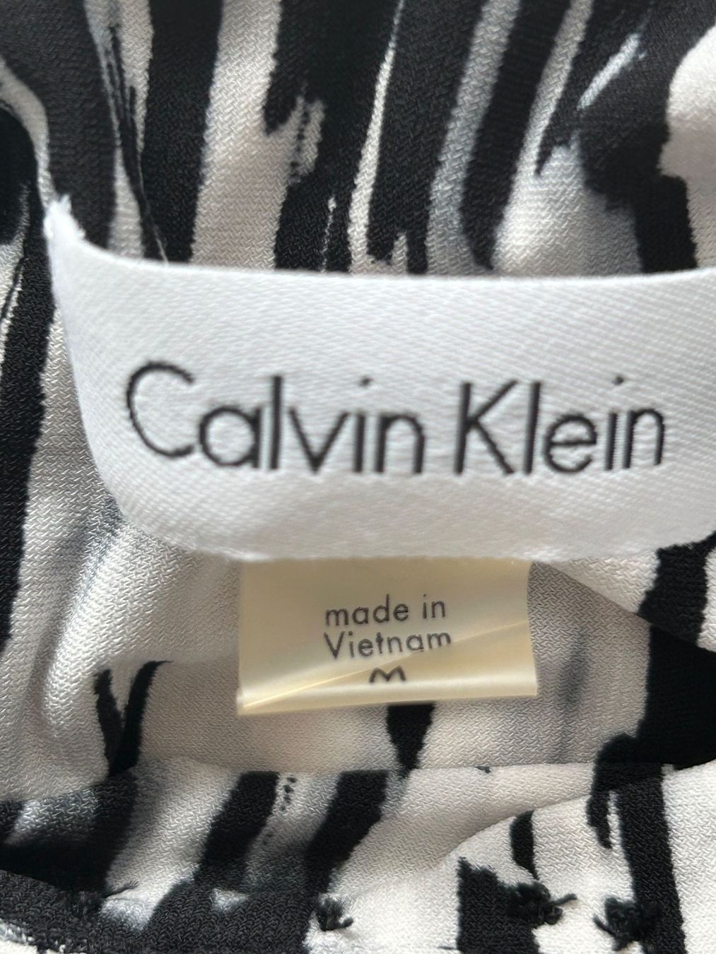 Calvin Klein Camicette: Calvin Klein Bluse, Gr.M, Schwarz/Weiss – Usato da Horn venduto da Resvi 2